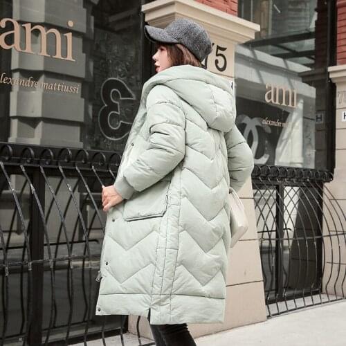 Winter Jacket Women Parka Long Coat Woman Korean Parkas Hooded Womens Jackets Abrigos Mujer Invierno 2020 8906 YY1491
