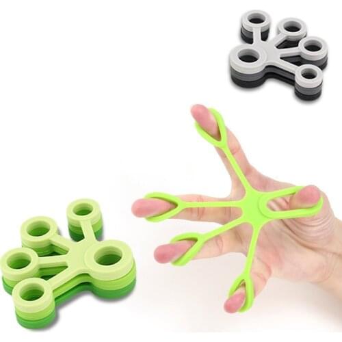 1PC Silicone Finger Strength Exerciser Ring Gripper Fitness Finger Extension Strength Grip Finger Training