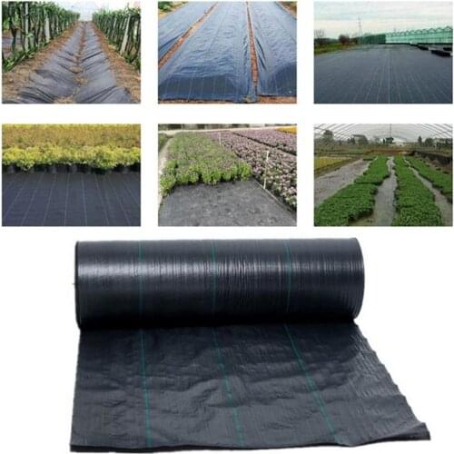 1x15M Fabric Heavy-Duty Weed Block Gardening Mat Garden Weed Barrier Landscape Weed Barrier Woven PP With UV Treated Block Mat