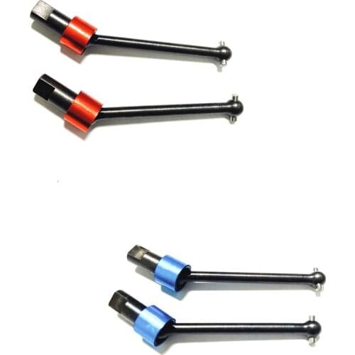 2Pcs Metal CVD Drive Shaft Driveshaft for Traxxas LaTrax Teton 1/18 RC Car Upgrade Parts Accessories