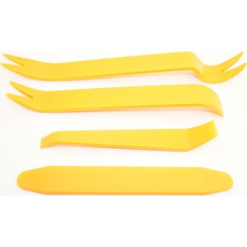 4Pcs Auto Car Radio Door Clip Panel Trim Dash Audio Removal Installer Pry Tool
