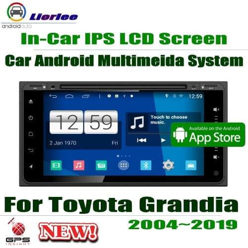 7" HD 1080P IPS LCD Screen Android 8 Core For Toyota Grandia Quantum Ventury 2004~2019 Car Radio 3G/4G WIFI DVD CD GPS Navi