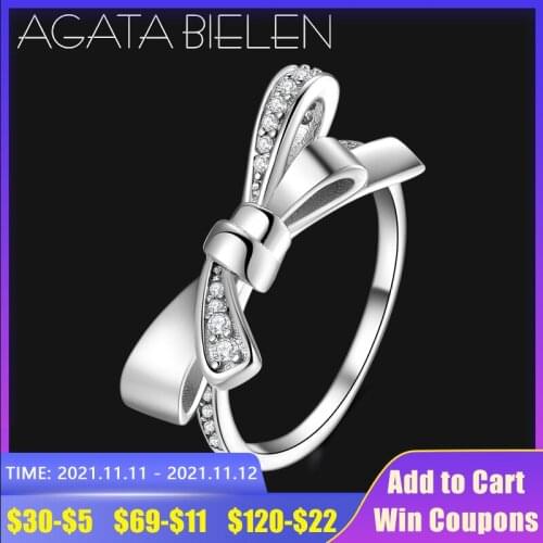 Кольца с кристаллами AGATABIELEN China At AliExpress