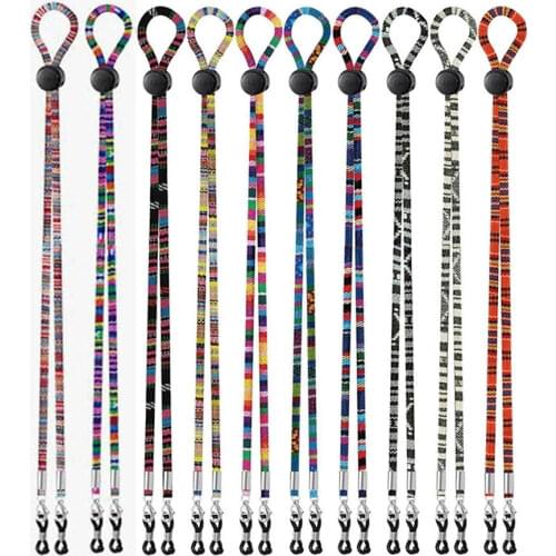 Women Men Eyeglasses Chain Colorful Glasses Cord Non Slip Comfortable Glasses Rope Unisex Fashion Ethnic Style Mask Chain