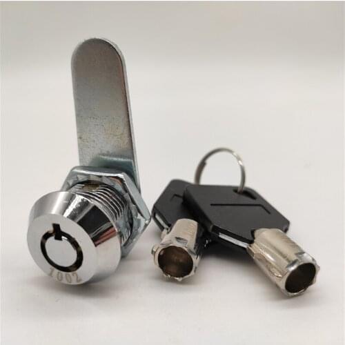 M18 lock house zinc alloy cylinder same keys 16mm tubular key cabinet drawer cam lock