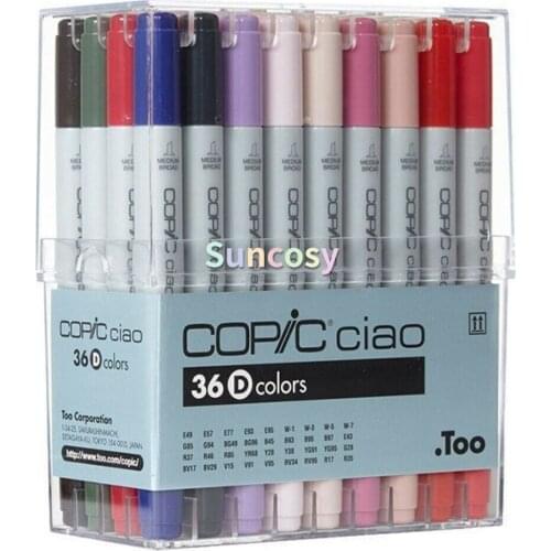 [COPIC] COPIC Marker Ciao Marker 36 colors Set D,Popular drawing marker for illustrators, craftworkers