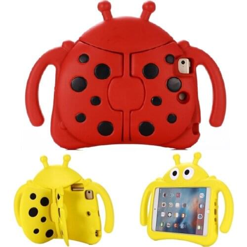 EVA Light Weight Kids Tablet Case for iPad 9.7 2017 2018 Stand Case with Handles for Apple ipad 5/ ipad 6 Bumper Girl Boy Gift