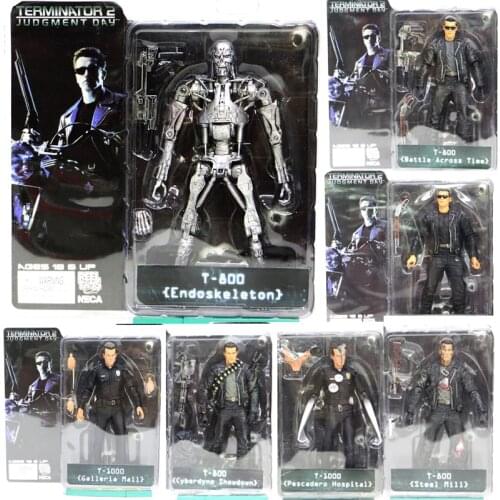 Terminator Figure NECA The Terminator Action Figure T-800 Figure T-1000 Endoskeleton Action Figures Model Toy Doll Gift