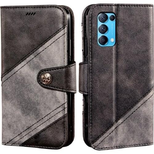 Flip Case For OPPO Reno5 5G Book Leather Case Shockproof Bumper Flip Case For OPPO Reno 5 Pro 5G Cover