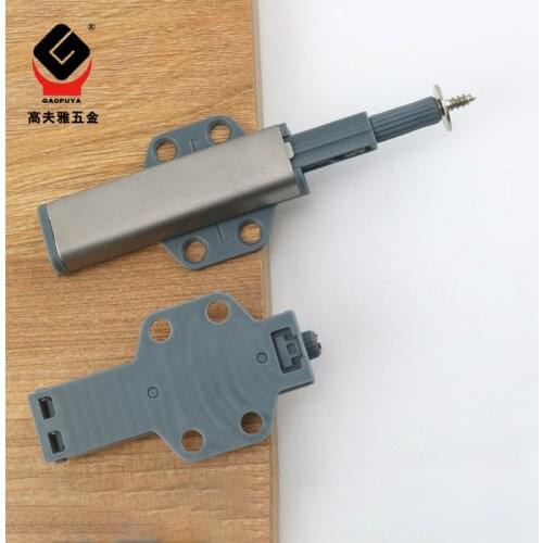 Stainless Steel Magnetic Cabinet Locks Push To Open System Cabinet Rebounder Damper Buffer Kitchen Cupboard Door Magnet