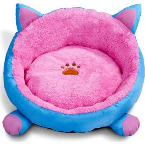 Cute Warm Puppy House For Small Dog Cat Sleeping Kennel Soft Home Pet Cats Bed Nest Washable Dogs Mat Pets Supplies