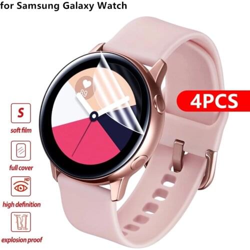 Tempered Glass Screen Protector For Samsung Galaxy Watch Active 2 Watch 40mm 44mm Explosion-proof Anti-Scratch Transparent Film