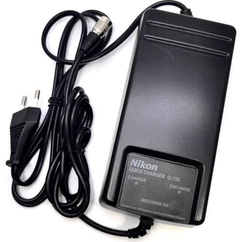 Nikon Q75E Charger Q-75E Charger For Nikon BC-65 /BC-80 Battery Nikon Total Stations EU Plug 4PIN