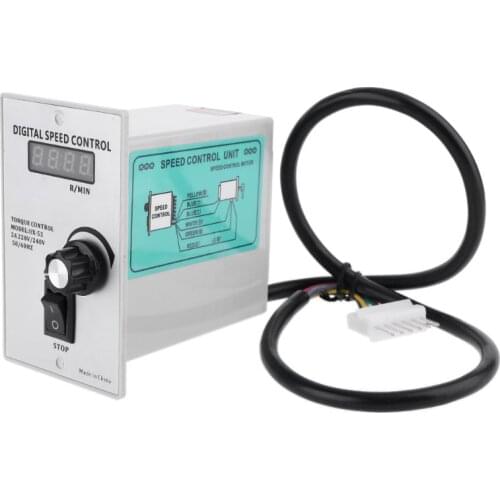 400W Digital Single Phase AC Motor Speed Controller Regulated Torque Control 2A AC 220-240V 50/60Hz A5YD