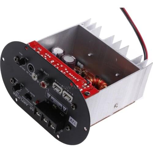 OOTDTY 120W 8-12" Core Tube 12V Car Tritone /Pure Bass Amplifier Board New