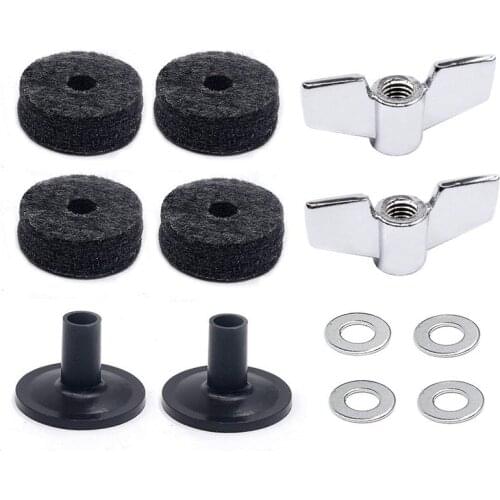 Dropship-Drum Accessories Kit: Cymbal Felts, Cymbal Sleeves, Wing Nuts