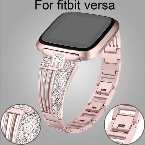 For Fitbit Versa sport watchstrap replacement wristband aluminum bracelet for Fitbit Versa sector bracelet watchband accessories