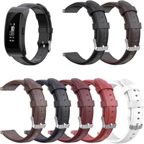 Oil Wax Leather Replacement Strap For Huawei Talkband Band 6 3 B6 B3/TIMEX TW2T35400 TW2T35900 Anti-fall Watchband Bracelet Band