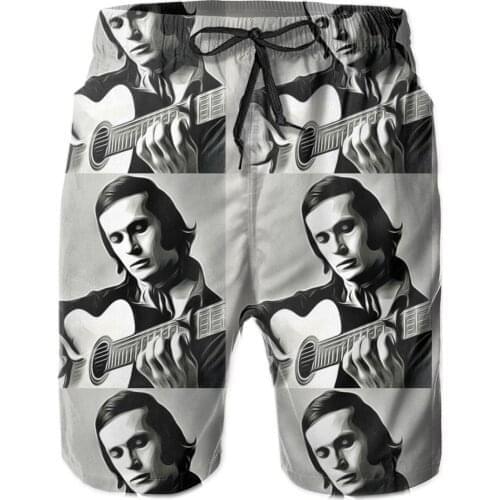 Summer Men Beach Short Breathable Quick Dry Humor Graphic R228 basketball Paco De And Lucia Artwork Pants