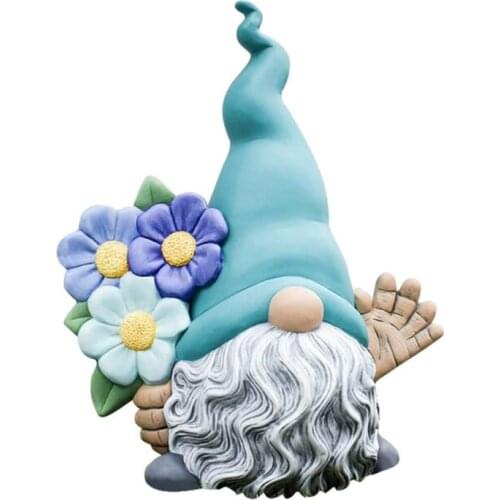 Figurines Garden Faceless Doll Creative Dwarf Resin Statue Miniature Collectible Figurines Garden Ornament Home Decor Miniatures