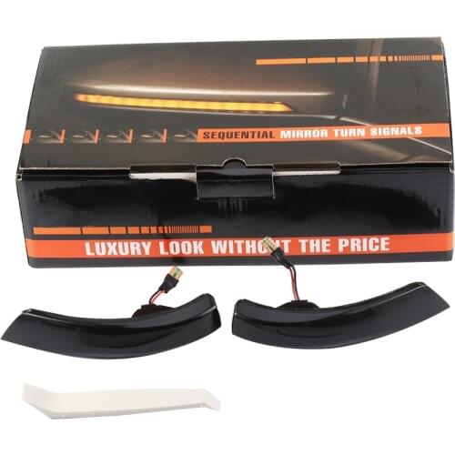 LED Dynamic Turn Signal Light For Ford Focus Mk2 Mk3 2012-2018 Reaview Mirror Sequential Blinker Side Mirror Light Indicator