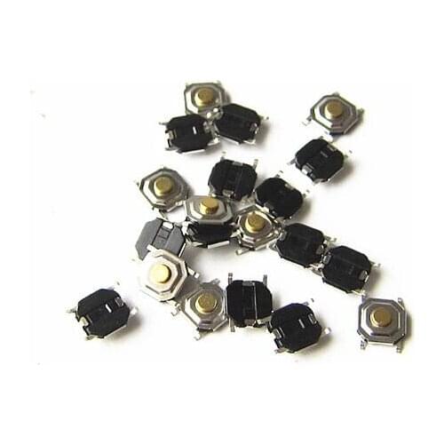 100PCS 4*4*1.7mm 4x4x 1.7MM 4X4X1.7mm Tactile Push Button Switch Tact 4 Pin Switch Micro Switch SMD