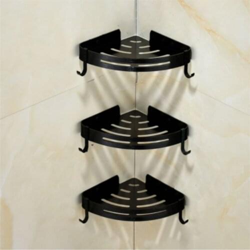 Triangular Bathroom Storage Rack, Towel Storage, No Drilling, Wall Hanger