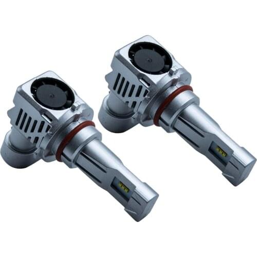 2pcs LED Headlight ZES M3 Bulbs Kit High Beam Lamps HB3 ZES M3 Mini Bulbs White