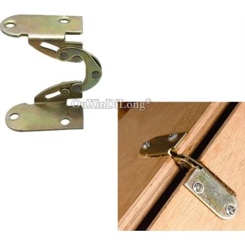 2PCS Iron Hidden Folding Hinge 180 Degree Flap Hinge for Dining Table Desk Bracket Mechanism Combination Furniture Fitting GF287