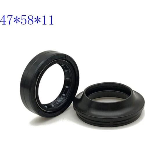 47*58*11 Motorcycle Front Fork Damper Oil Seal and Dust seal Dust Cover