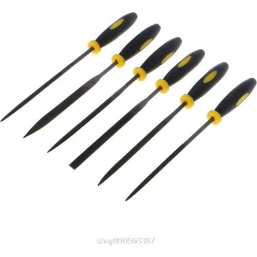 6pcs 140x3mm Metal File Mini Assorted Rasp Diamond Needle File Set Repair Tool Jewelry Wood Grinding Hand Tools D02 20 Dropship