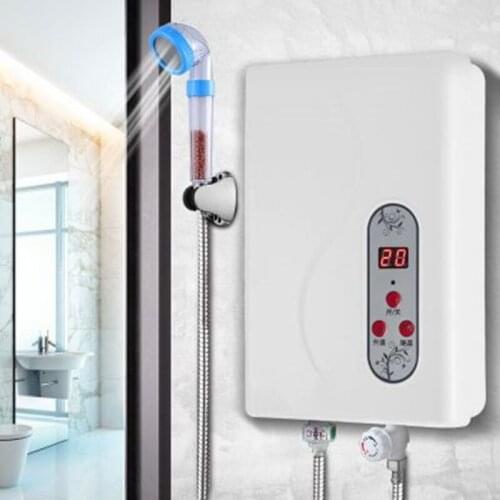 7000W Instant Electric Tankless Water Heater Instantaneous Water Heater Instant Electric Water Heating fast 3 seconds hot shower