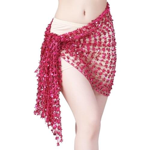 Belly Dance Costume Accessories Professional Oriental Dance Coins Belt Triangle Bellydance Hip Scarf For Women