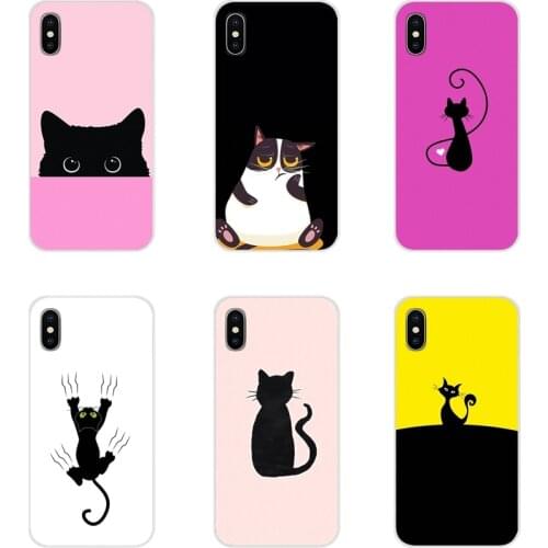 Accessories Phone Shell Covers For Huawei G7 G8 P8 P9 P10 P20 P30 Lite Mini Pro P Smart Plus 2017 2018 2019 cute cat Cartoon