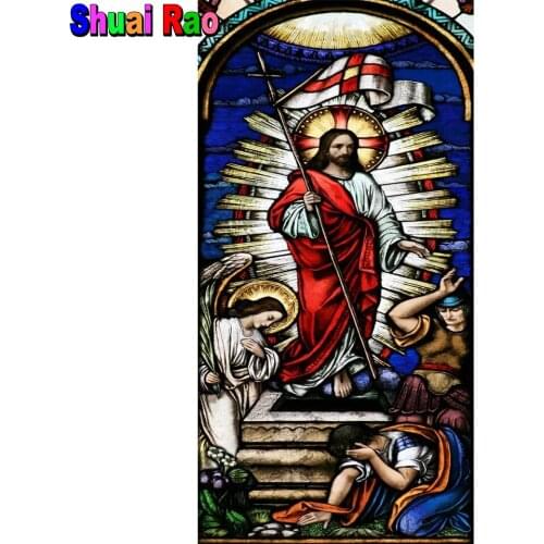 Jesus maria religious 5d diy diamond painting full square round diamond mosaic religion diamond embroidery gift Christian decor
