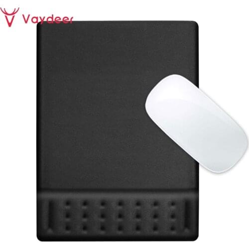 Ergonomic Padded Mouse Pad with Wrist Rest Memory Foam Soft Comfortable Wrist Rest Support Cushion