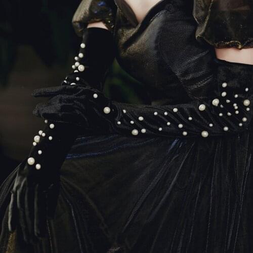 KISS WHITE Bridal Long Gloves