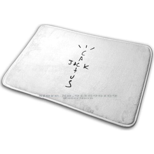 Cactus Jack Logo Mat Rug Carpet Anti-Slip Bedroom Entrance Door Mat Cactus Cactus Jack Travis Travis Jackboys Look Mom I Can
