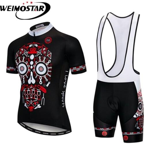 Weimostar Summer Mens MTB Bike Cycling Clothing Breathable Mountian Bicycle Clothes Maillot Ropa Ciclismo Cycling Jersey Sets