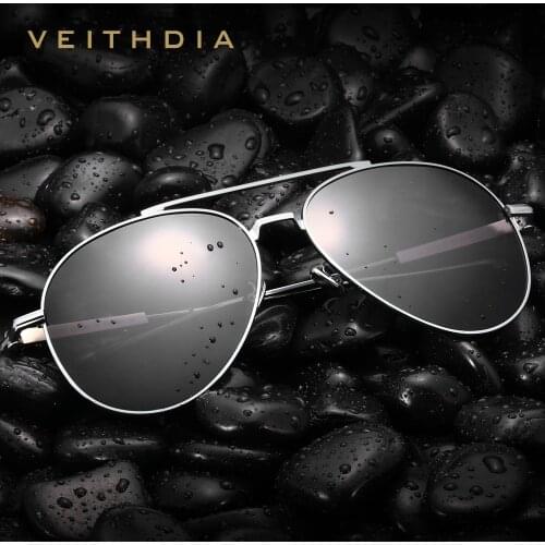 VEITHDIA Brand Designer Mens Polarized Lens Sun Glasses Oculos masculino Male Sunglasses For Men Eyewears Accessories VT6696