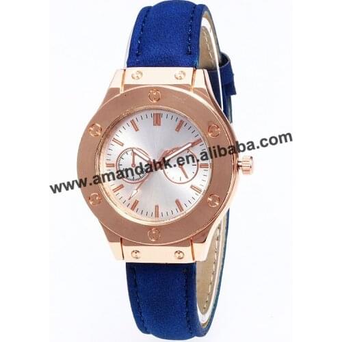 New Wholesale High Quality Leather Watch Women Fashion Cute Dress Wrist Watch Luxury Leather Women Dress Watches