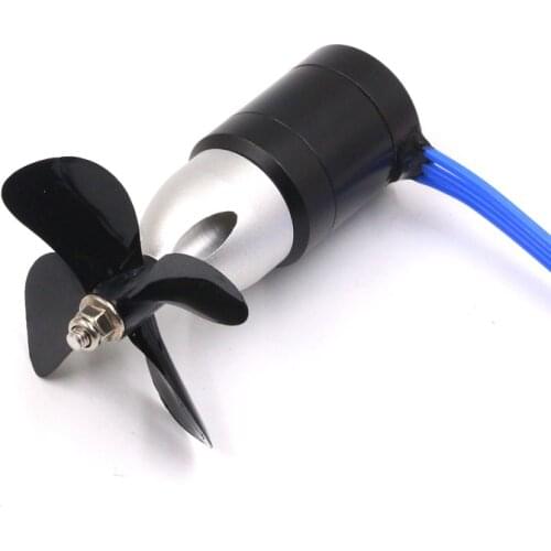 New IPX8 waterproof Underwater thruster 2838 350KV 2.4KG thrust brushless motor with 55mm 60mm propeller for ROV e-foil RC boats