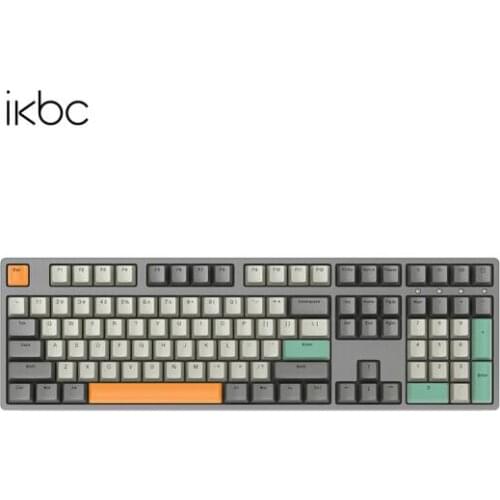 Ikbc W200 W210 87key 108key original cherry switch Space Gray/Industrial Gray Bluetooth 5.0 wireless mechanical keyboard