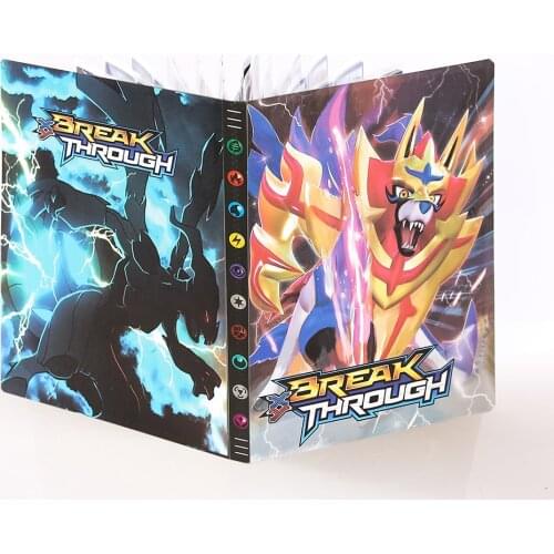 Pokemon Holder Folder 9 Pocket Album Pokemon 432 Card Book Cartoon Pikachu Playing Game Map Collection Loaded List Kids Toy Gift