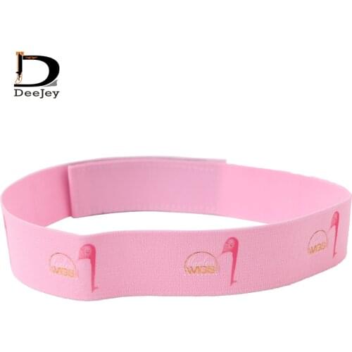 Custom logo thin wigs elastic edge slayers adjustable hair wrap band slayer