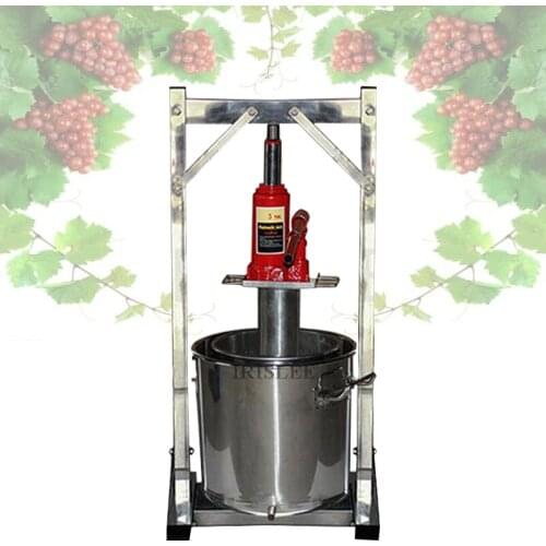 3L Manual Juice Honey Presser Stainless Steel Hand Wine Pressing S Pepara tion Juice Oil Grape Press Machine