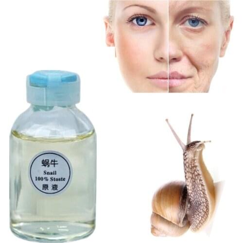 Snail essence 10ml Hyaluronic Acid Face Serum Moisturizing Whitening Shrink Pores Firming Essence Anti-Aging Face Skincare