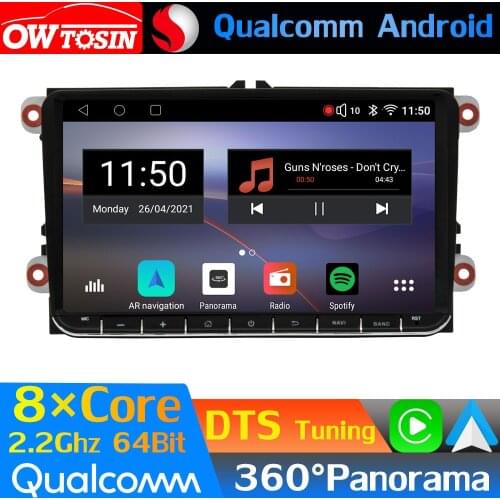 Qualcomm 8Core Android Car Media For SKODA Fabia Series Roomster Octavia Yeti Superb 360 Camera Radio GPS CarPlay Auto Head Unit