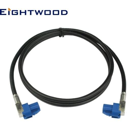 Eightwood 10PCS New Vehicle High-speed Transmission HSD Cable Assembly FAKRA HSD C Signal Blue LVDS 3m Shielded Dacar 535 4-Core