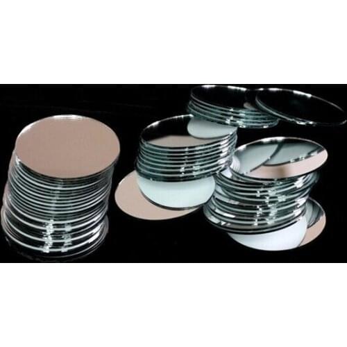 7CM Diameter mirror sticker , custom shapes 1mm thickness